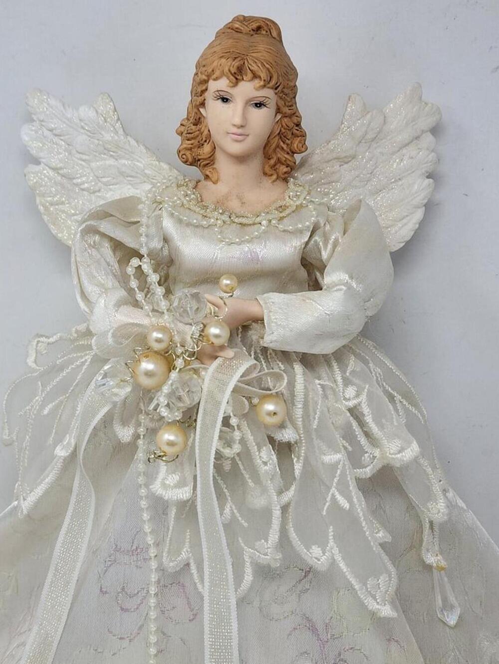 Vintage Angel Christmas Tree Topper View 2